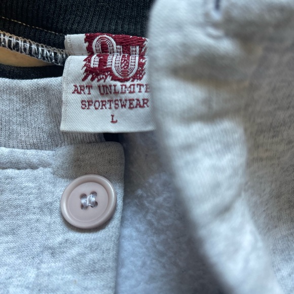 Vintage button up crew neck sweater - Picture 3 of 4